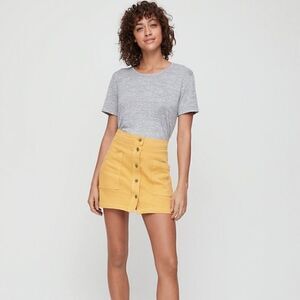Aritzia Wilfred XS Grey Free Divina Tee